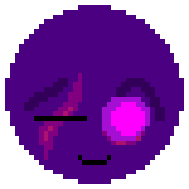 [9664c4] Purple Stickman (Wink Right)