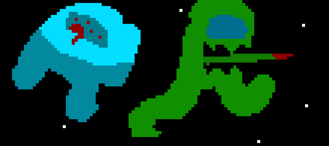 [ad3579] Light Blue: wait he's not the imposter? Green: Never was.