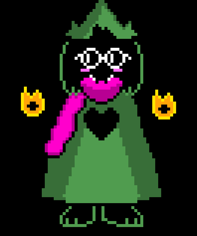 [54e612] Colored Ralsei Sprite