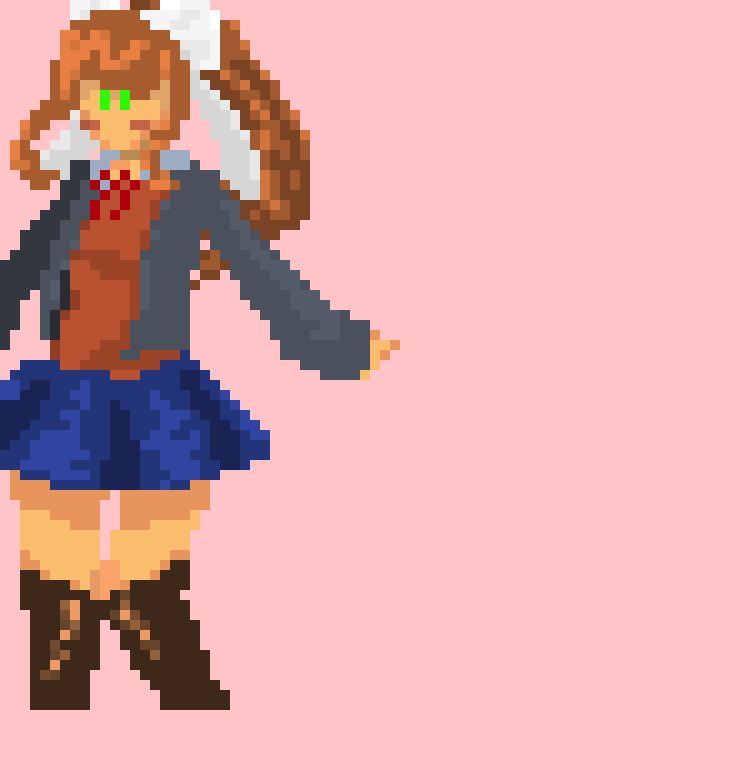 [9664c4] Monika ( Doki  Doki Literature Club)