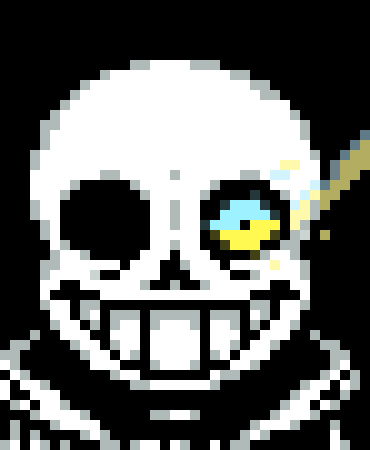 [d6a064] Sans: a cat is gnawing on my hand so im using 1 hand to type ;-;