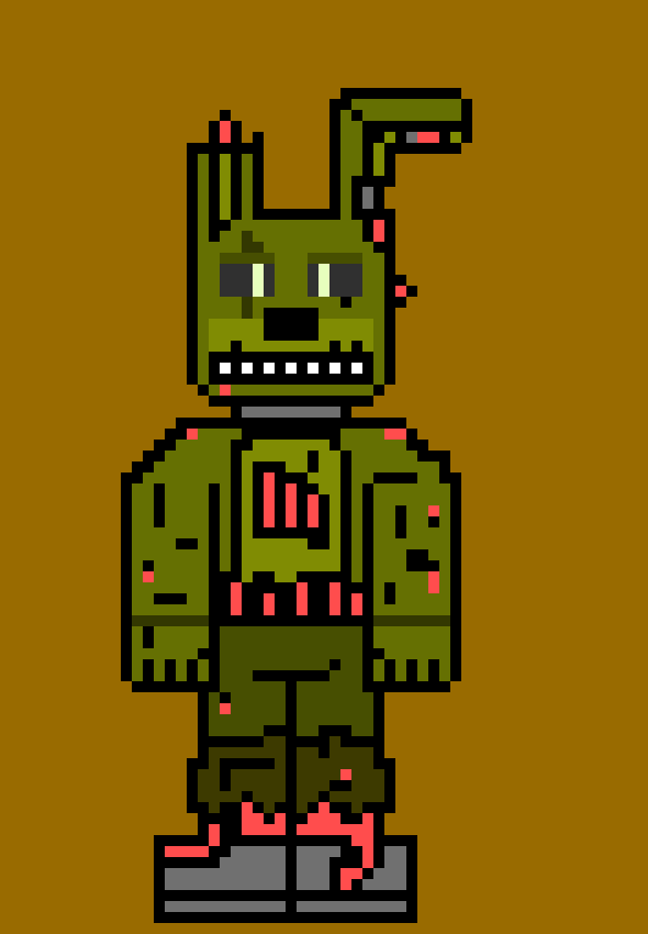 [b9de0d] life sucks ,especially for me. - springtrap the zombie (withered bonnie)