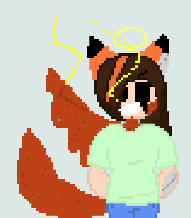 [d8d976] *You hear AF's voice saying HELP ME but you can't understand it because its glitching) HAHAHA *Shoots beams and Inky* -GAF