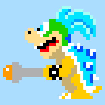 [08db01] Super Mario Bros. New Larry Koopa