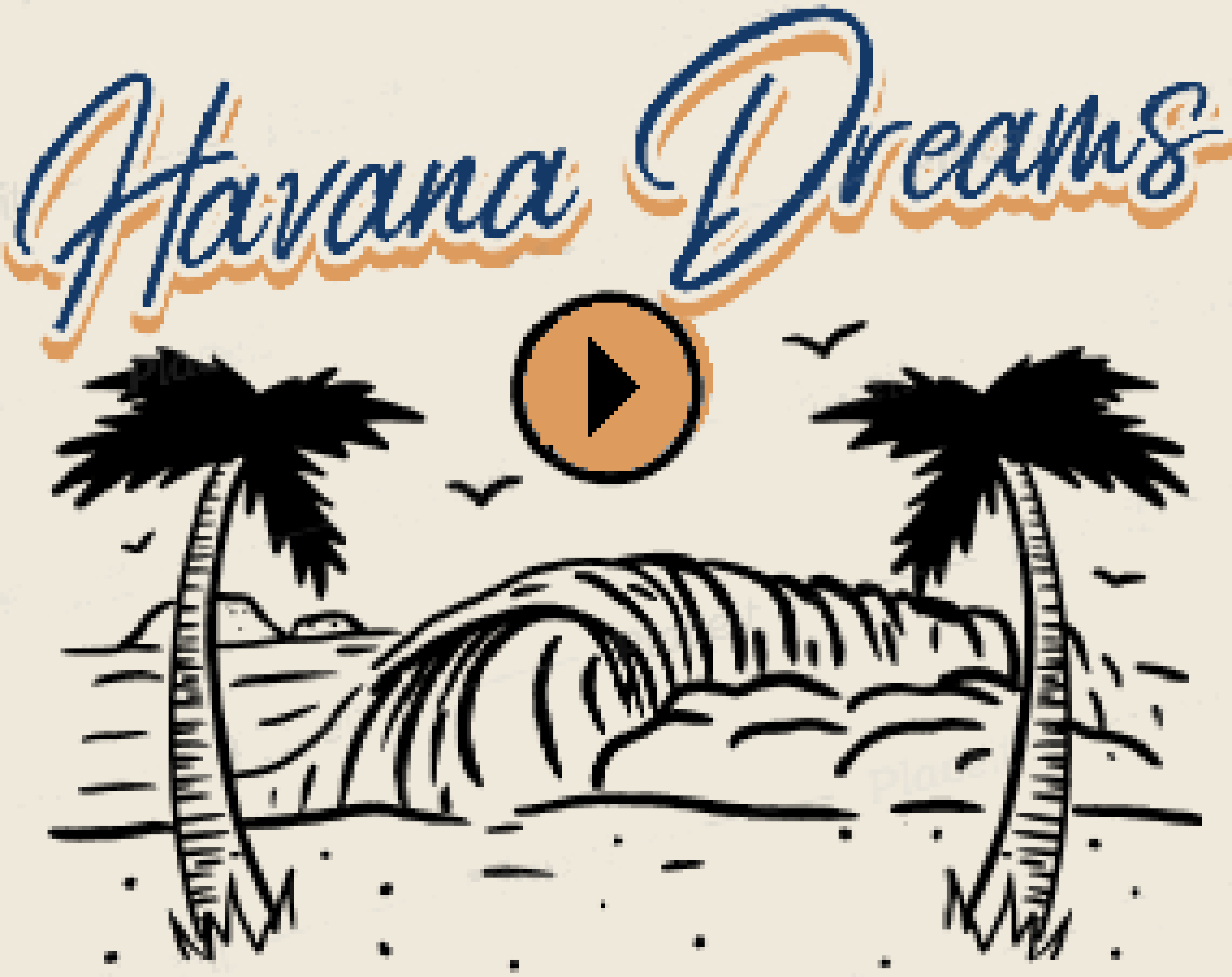[8c8479] Havana Dreams Button