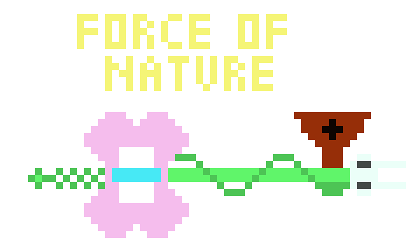 [9664c4] Keyblade pixel art: Force of Nature