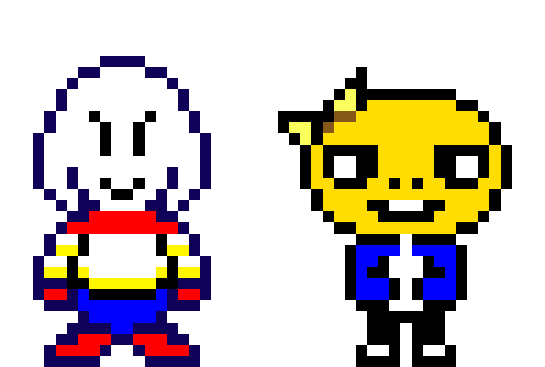 [9664c4] spinswap Monster Kid and Asriel