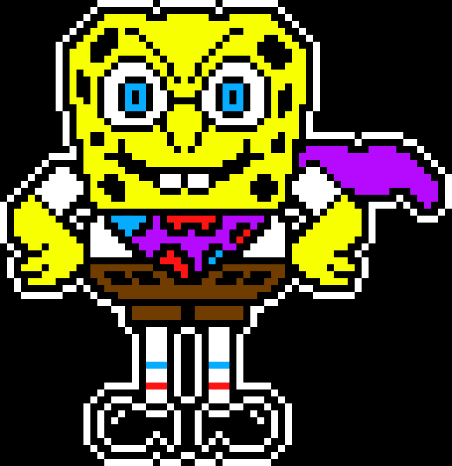 [9664c4] Spongebob Colored Sprite (Spongetale)