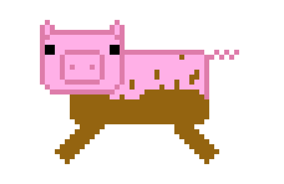 [e646ac] muddy piggy hop