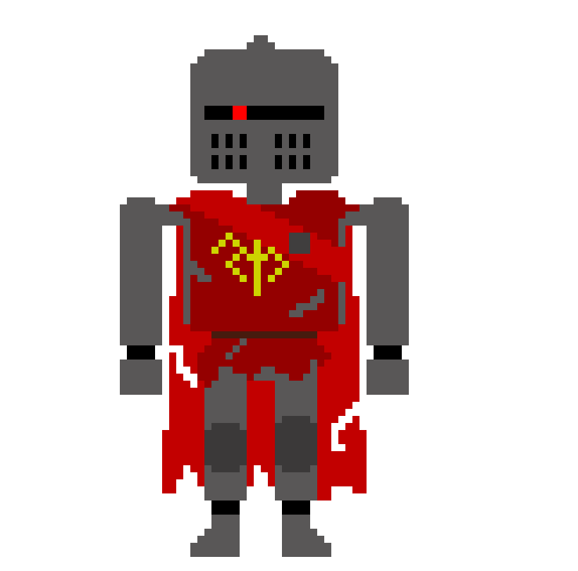 [238494] Lothric Knight: *He Stabs at the hoodied Guy with a rapiar while Keeping Aaron at bay*