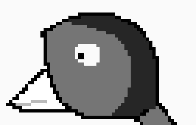 [c8bb2d] chaotic`s untitled goose greyscaled