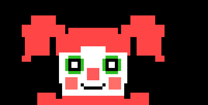 [d0027a] oh! hi there thats a really pretty axe ya got there!-Circus Baby
