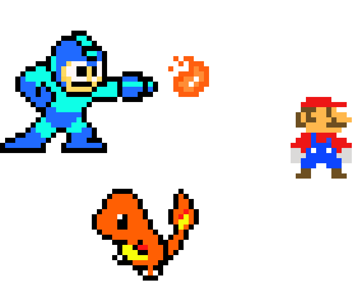 [9664c4] pokemon megaman mario