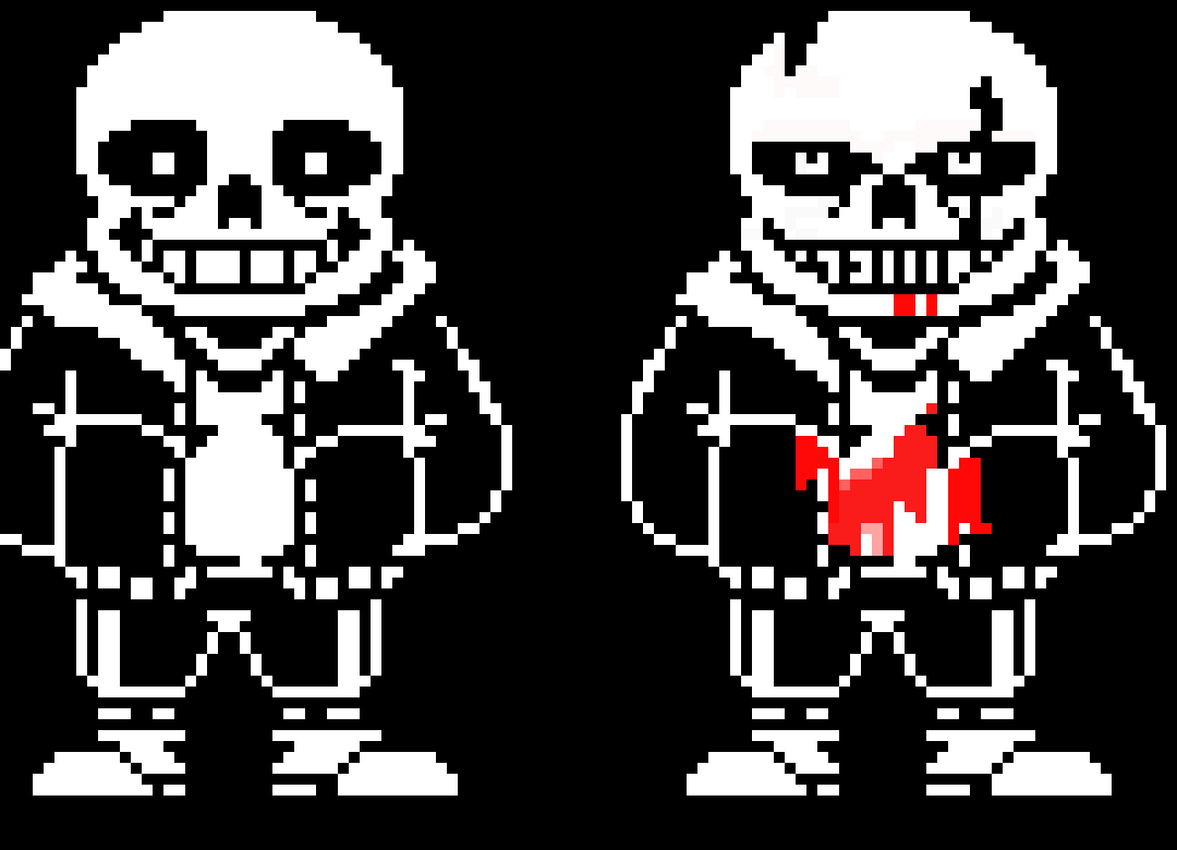 [8206a1] Undertale last breath Sans Sprite (my version)