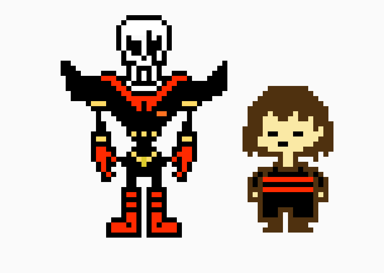 [9664c4] UF Papyrus and Frisk