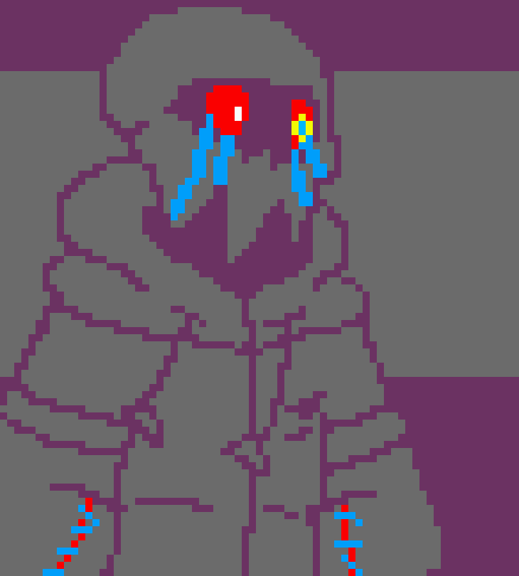 [7b7bce] -appears- what the fucks...happenin to m-m-m-m-e -hes starting to glitch-