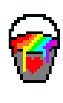 [9664c4] rainbow bucket