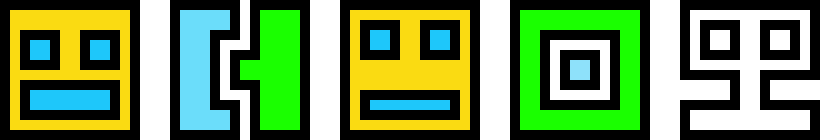 [9664c4] Geometry Dash Cubes