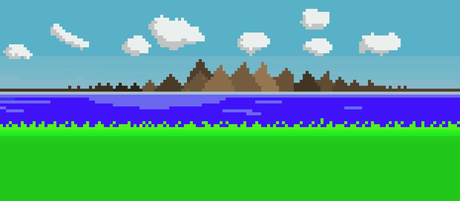 [9664c4] waters and mountain