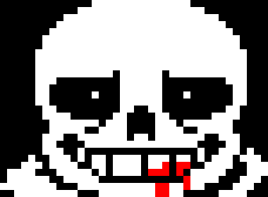 [56d9be] (sans realises that he is slowly turning back to normal) ! -Zach
