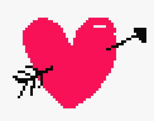 [9664c4] heart with arrow