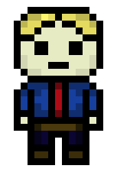 [5b75bd] danganronpa pixel sprite