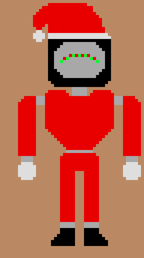 [25d002] Fine....Ill accept this christmas spirit....And transform into the christmas spirit man!