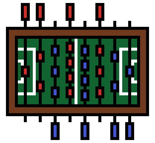 [3d8ba2] Foosball Table