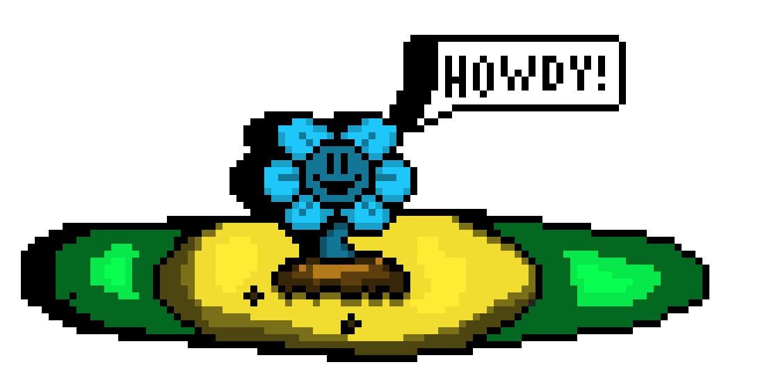 [9664c4] Over!Flowey art