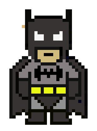 [9664c4] BATMAN/ First pixle art