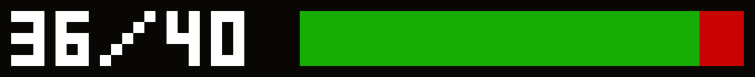 [9664c4] life bar 36/40
