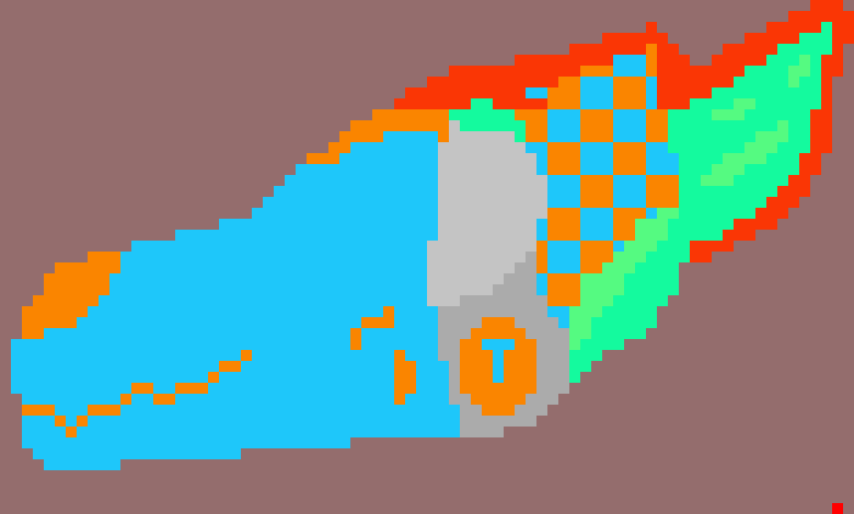 [05b0c1] *Shifts eye* Oh yeah, look what I did down here.