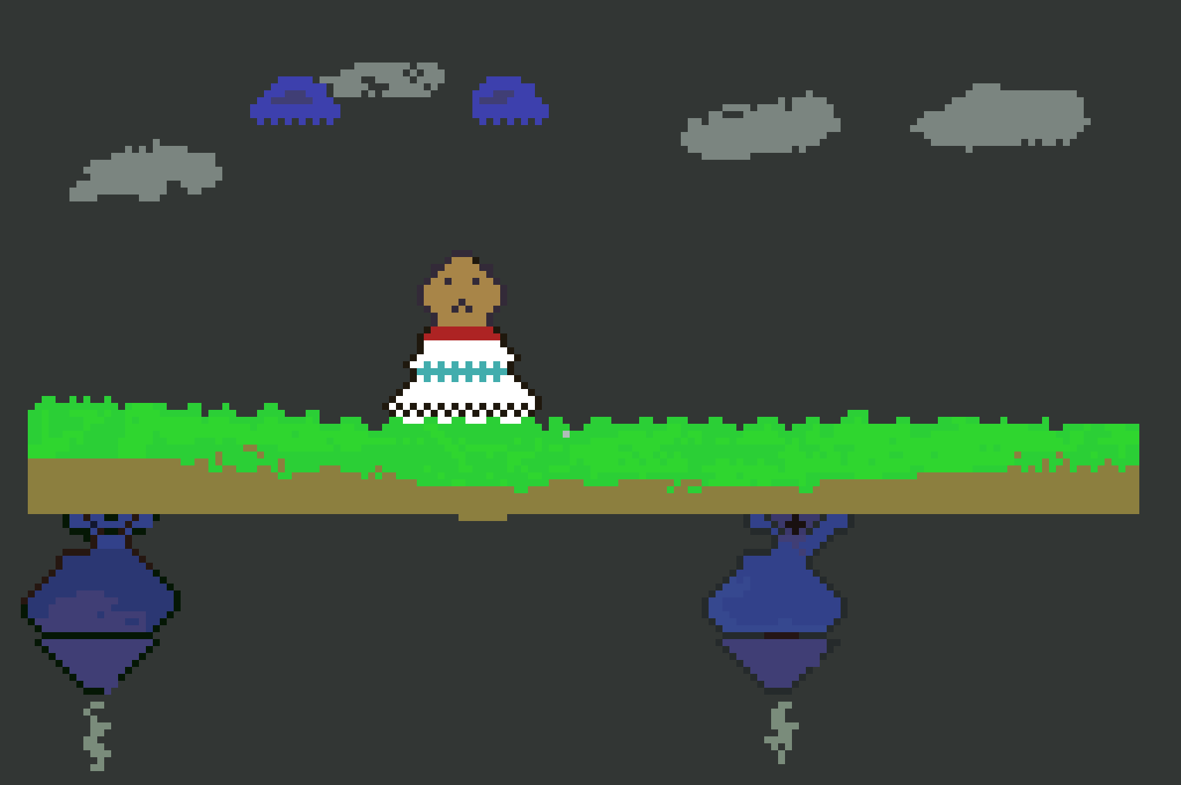 [9664c4] lonely girl wolf carried away by aliens