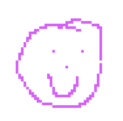 [9664c4] circle with a face