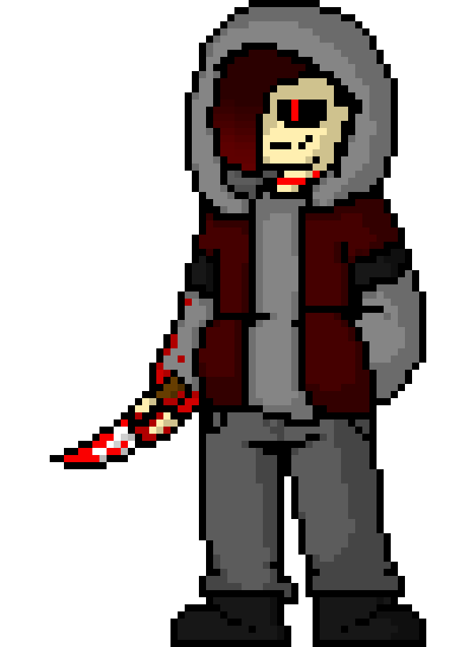 [45d928] -walks in spinning knife-