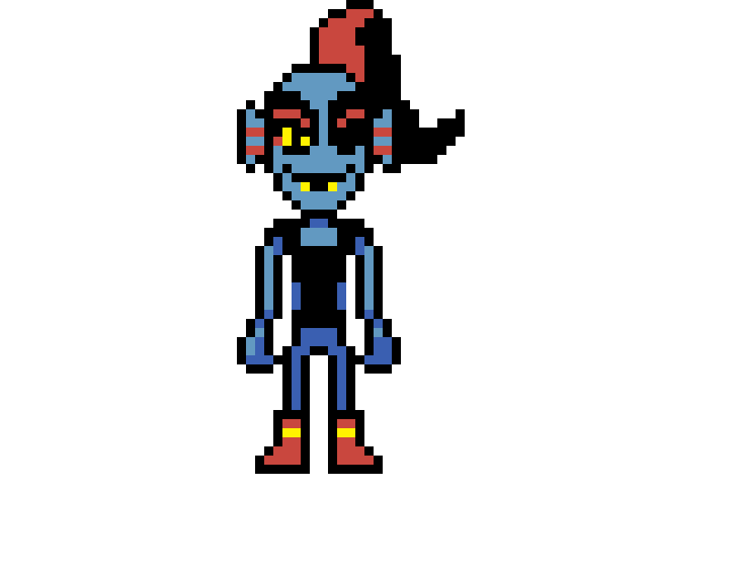 [9664c4] Undyne pixel art 
