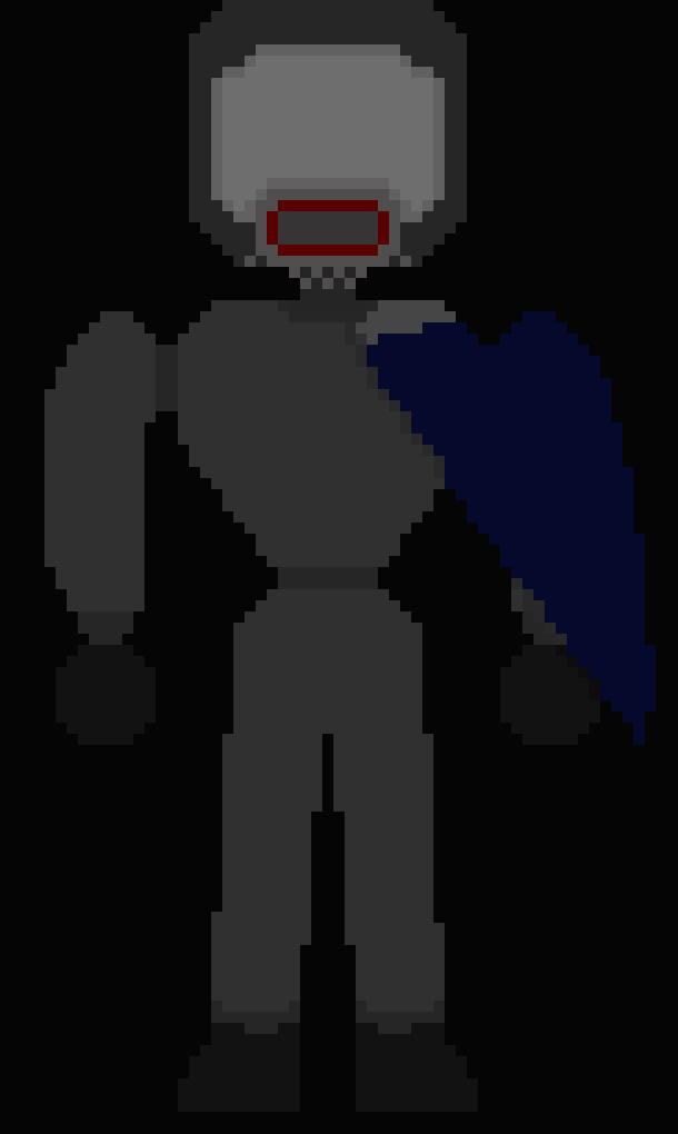 [25d002] *His footsteps echo through the empty city, and his breathing through the filter on his mask sounds monster-ish*