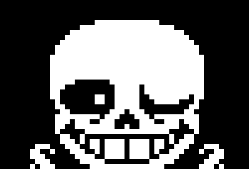 [1f74fd] Down the street and left. -Sans