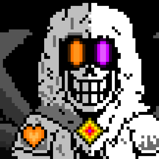 [2fe70b] *summons blasters* not Genocide human! I think that you are from another world!