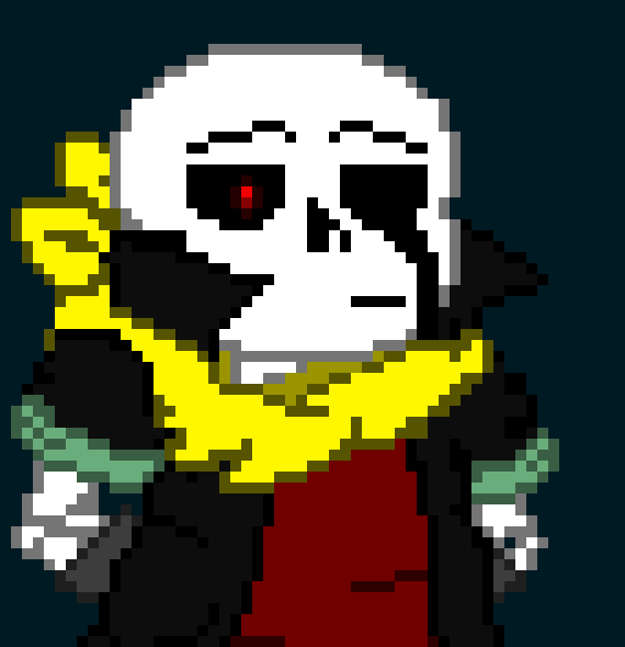 [63ceb7] *snaps and a chaotic blaster appears and blasts him* 