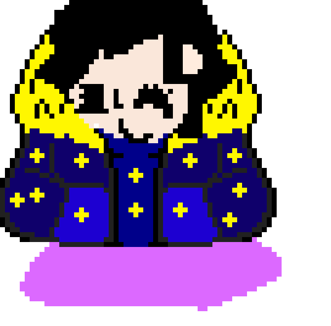 [904ba9] walks up to p wants hug him for her gift but dosent just smiles 