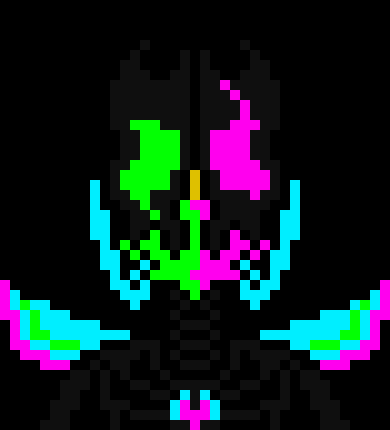 [d9d945] -blasts Broken Crystal multiple times, each shot corroding Crystal like Acid