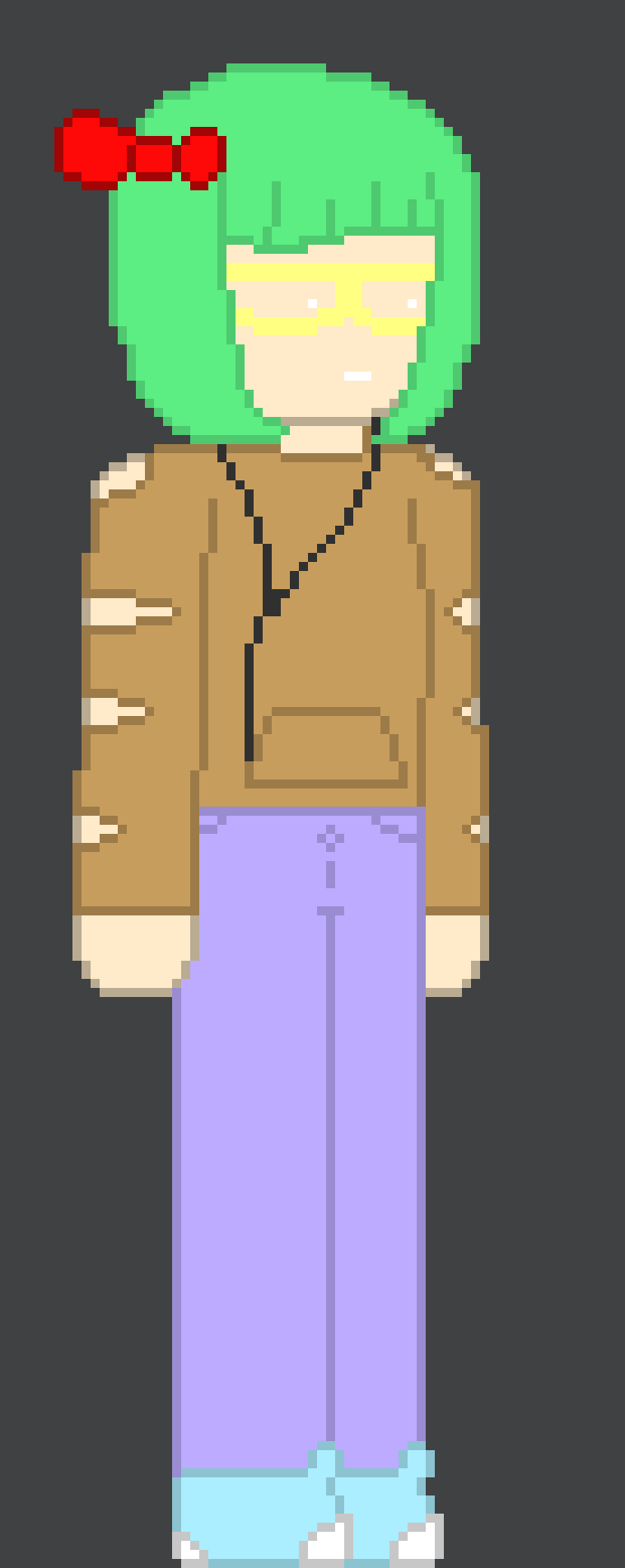 [c76731] *Walking in the middle of a forest, thinking about something**