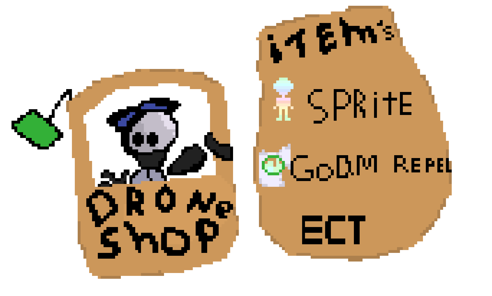 [3fcaee]  ok what would you want the sprite to be -Drone/Tom