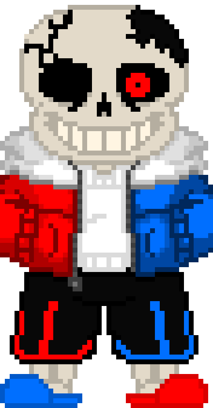 [fc6325] (then he uses blue magic on the blue side and makes it go into a wall but the red side stays where it is)