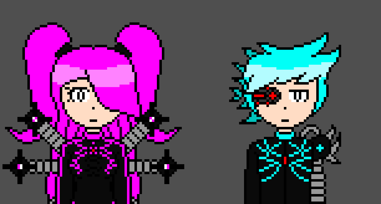 [5636d8] *plot twist those are Violet and Azure clone the real one is in the station*