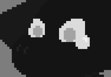 [a34ade] [They somehow find themself in the Latex Lab, they dont bother avoiding the puddles due to them being immune to that kind of stuff]