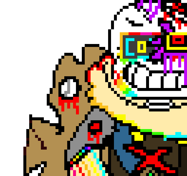 [e89f4a] You know what? I’m gonna skip the scene where fresh ink meets sans from we finna box  - Fresh!Ink