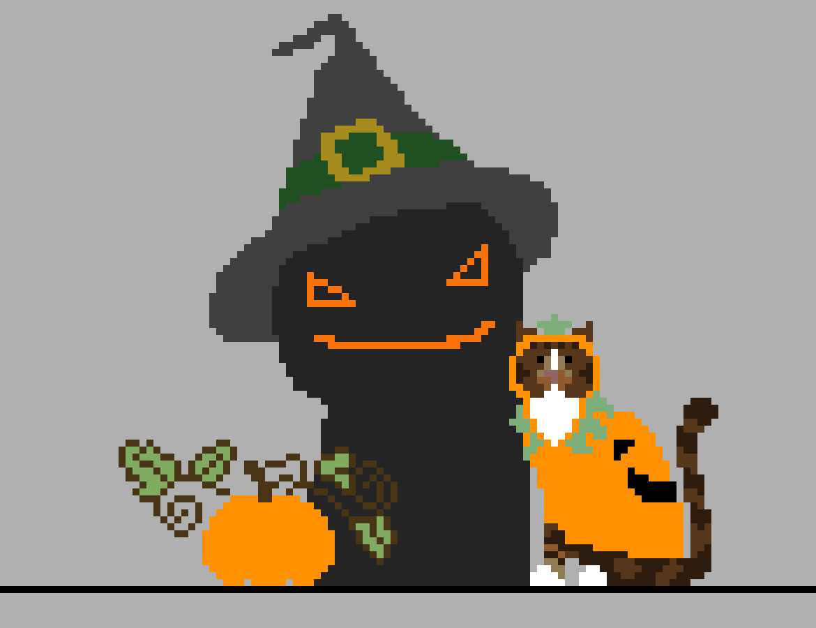 [ef9be4] spooky dream and patches with pumpkin