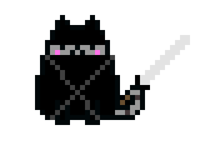 [9664c4] Pusheen cat is awesome1 Ninja is cool aswell